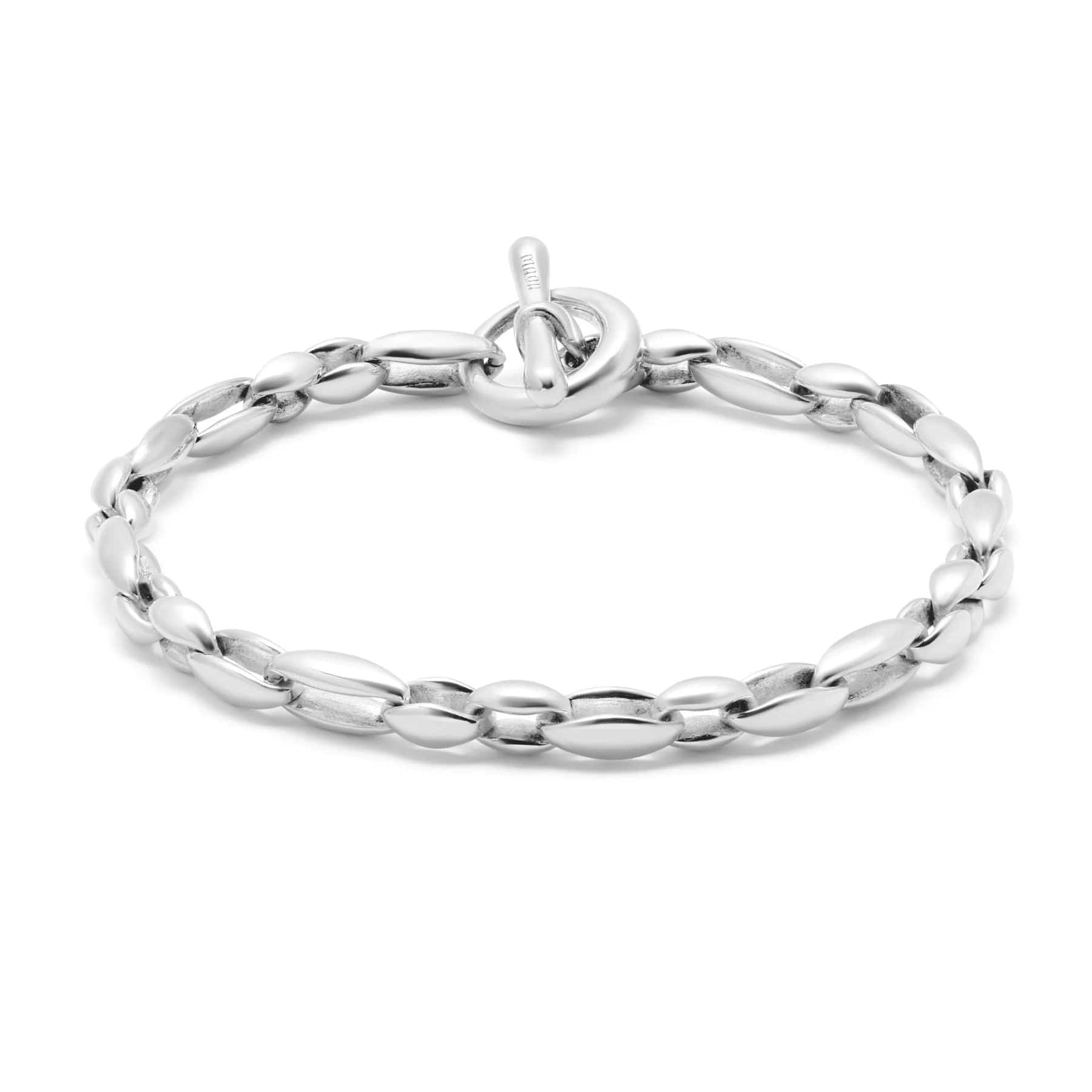 Maor Sterling Silver Bradoon Mixed Medium Link Bracelet