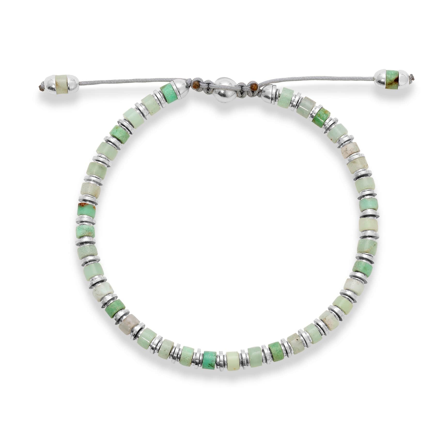 Maor Sterling Silver Chrysoprase Sapet Bracelet - Image 2