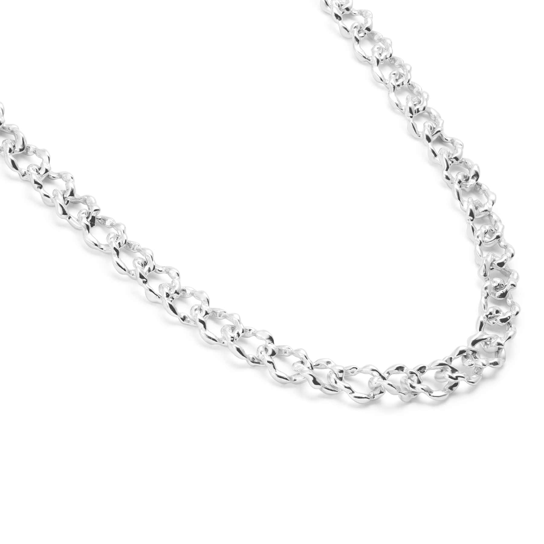 Maor Sterling Silver Curb Link Necklace - Image 2