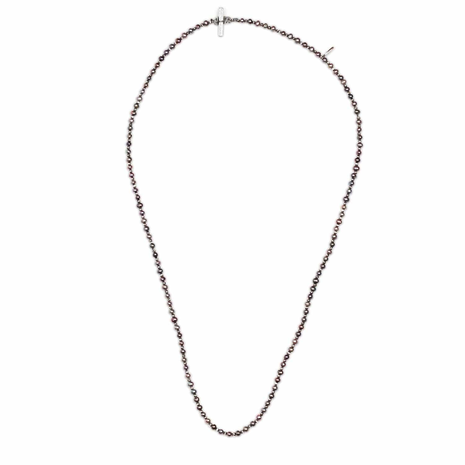 Maor Sterling Silver Fresh Water Pearl Agora Wrap Bracelet or Necklace - Image 3