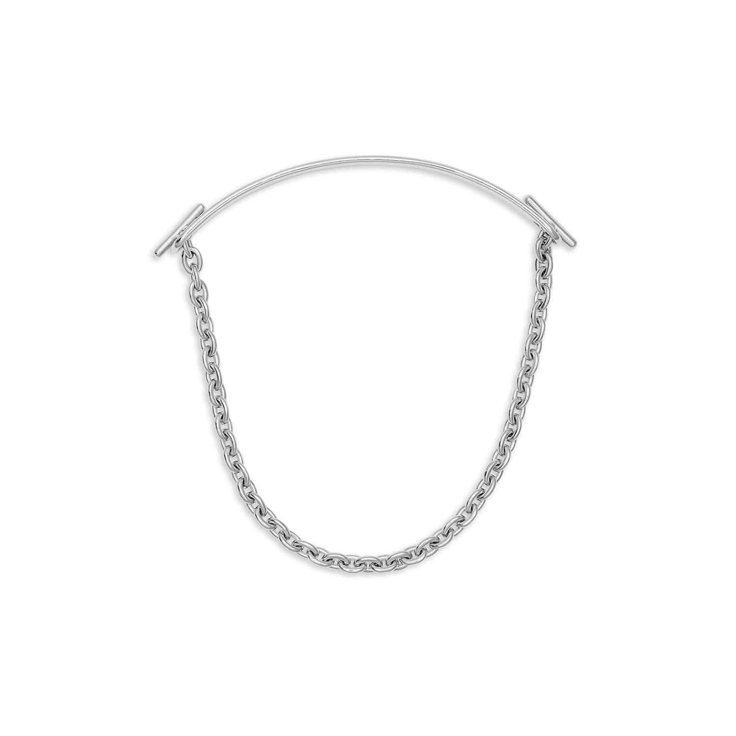 Maor Sterling Silver ID Bar Bracelet - Image 2