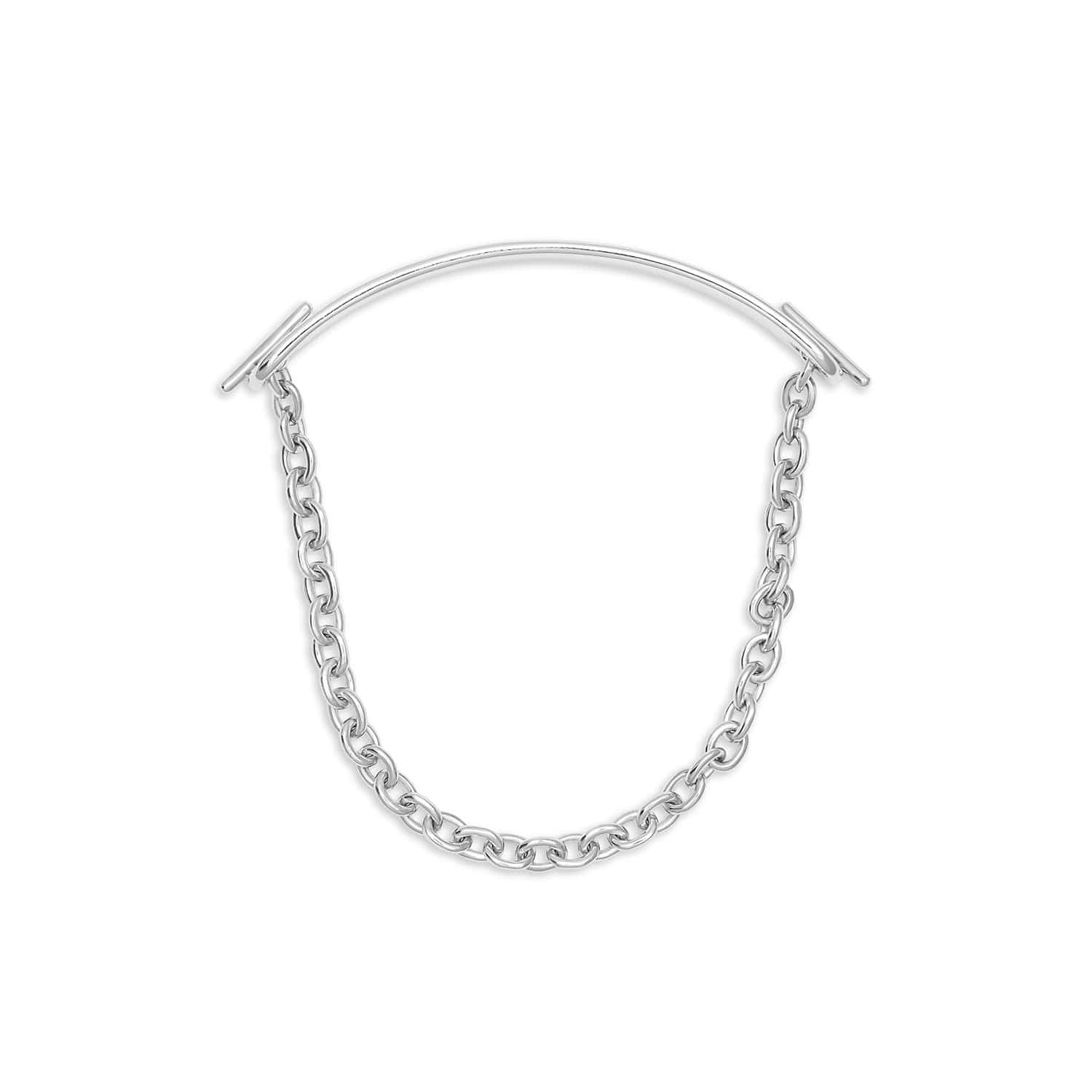 Maor Sterling Silver ID Bar Bracelet - Image 2