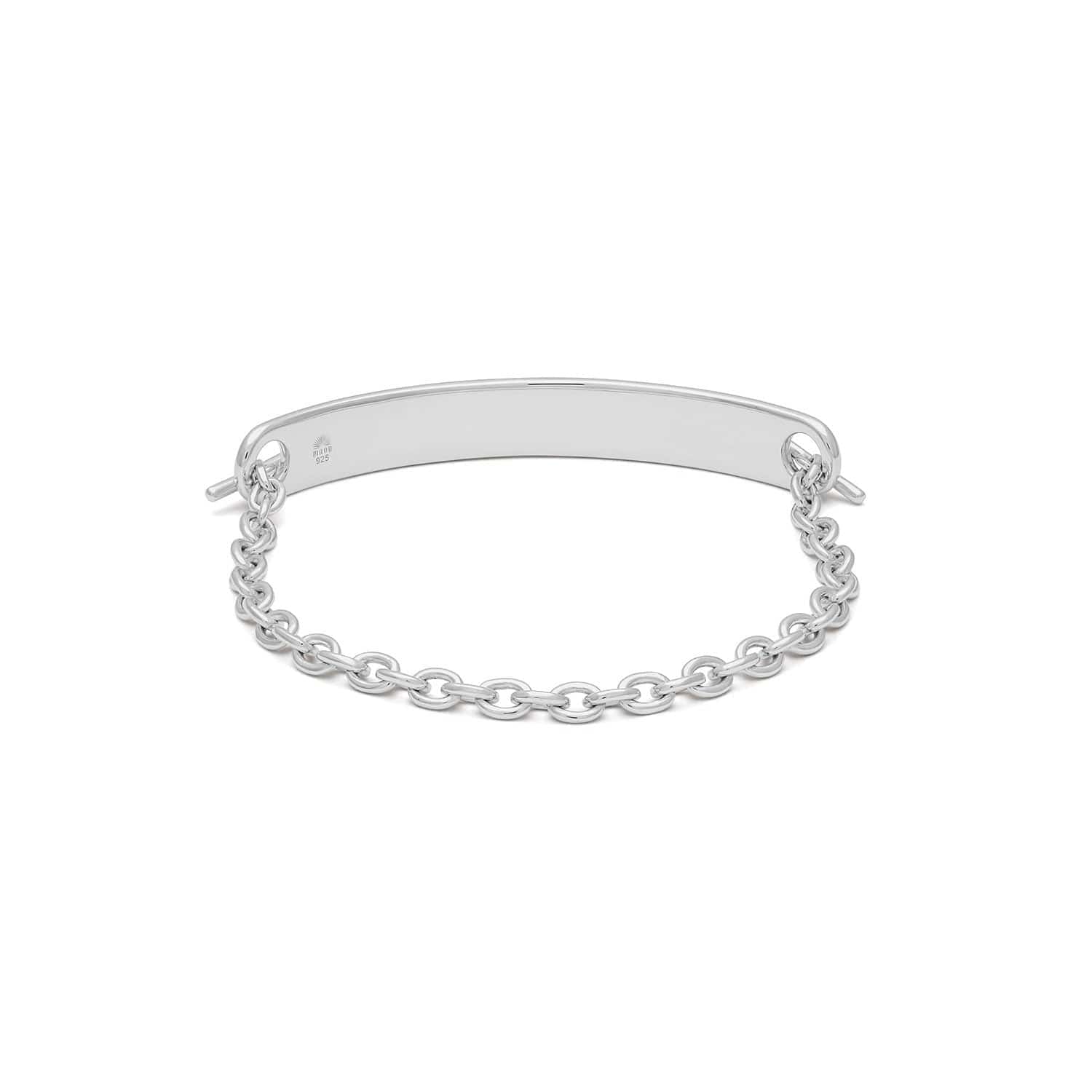Maor Sterling Silver ID Bar Bracelet - Image 3