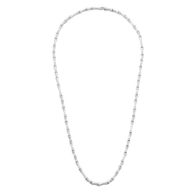 Maor Sterling Silver Mosso Bone Necklace