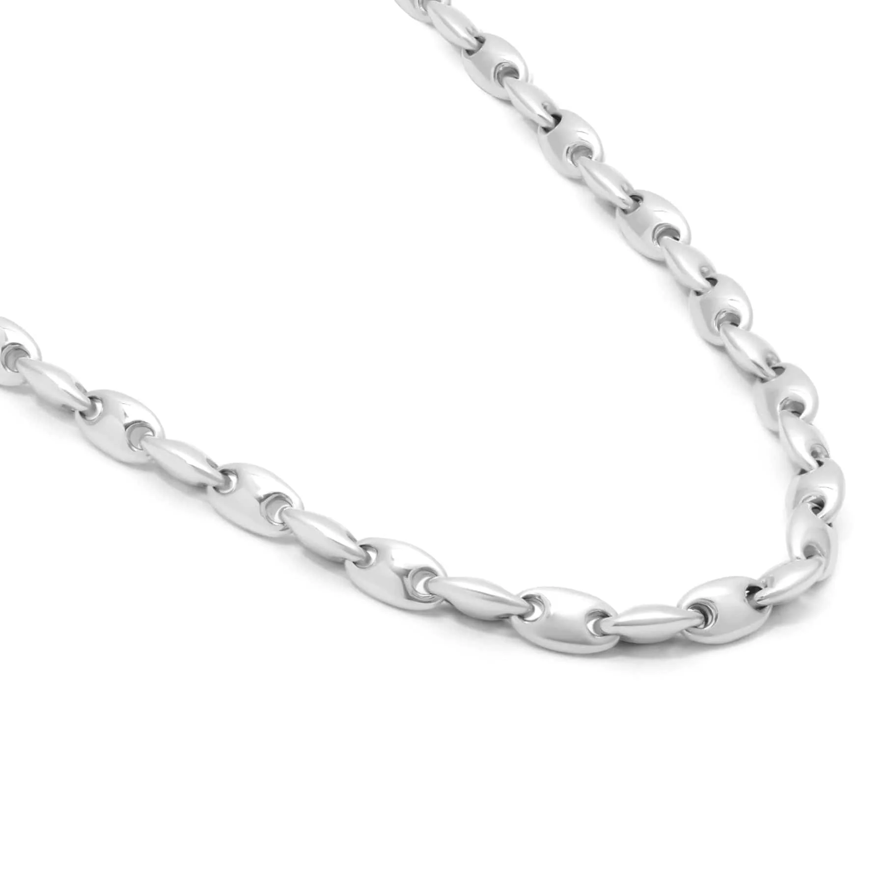 Maor Sterling Silver Neo Oval Link Necklace - Image 2