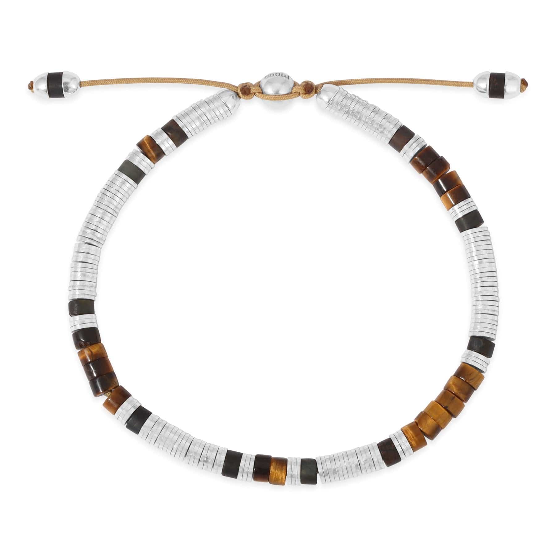 Maor Sterling Silver Onyx and Tiger Eye Sonoran Bracelet - Image 2