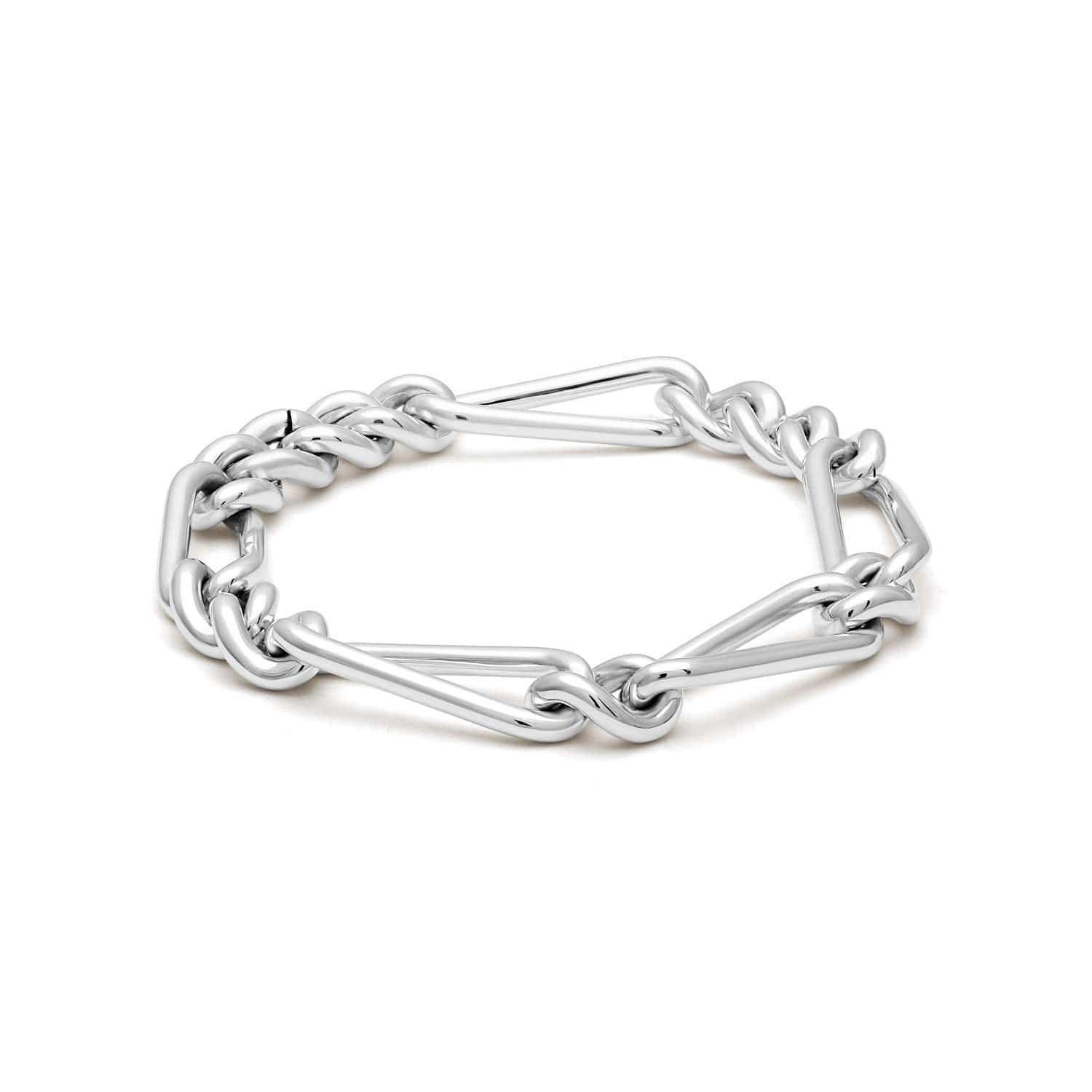 Maor Sterling Silver Unity Curb Link Bracelet - Image 5