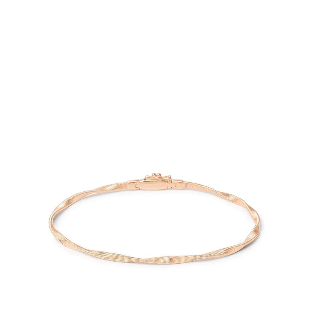 Marco Bicego 18K Rose Gold Marrakech Twist Coil Bracelet - Image 3