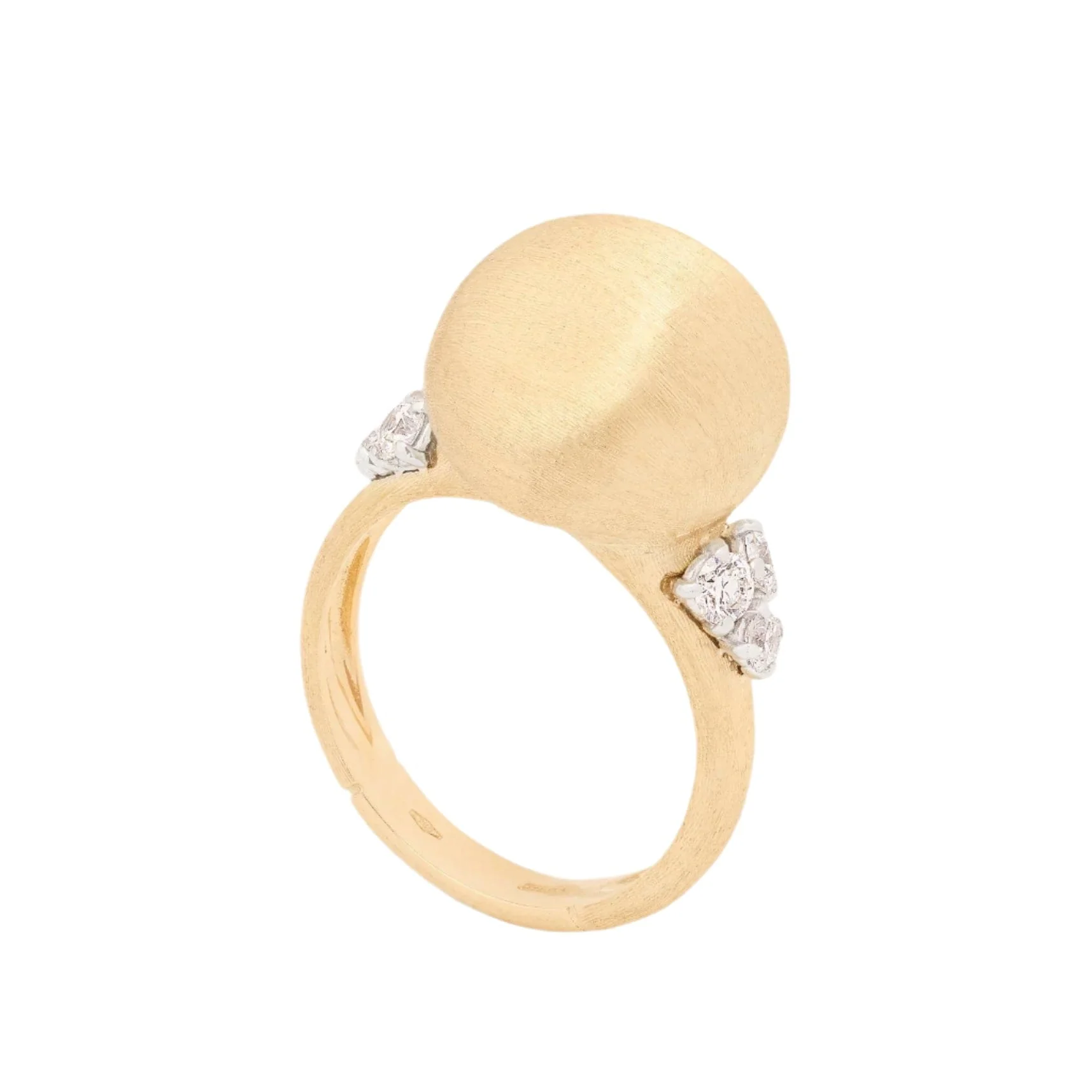 Marco Bicego 18K Yellow Gold Africa Bead Diamond Ring