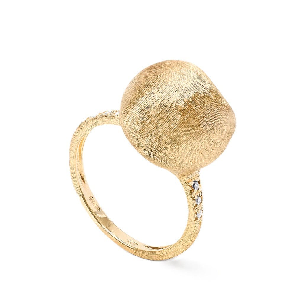 Marco Bicego 18K Yellow Gold Africa Bead Diamond Ring