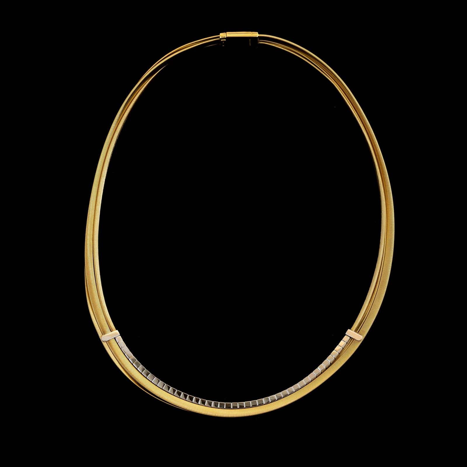 Marco Bicego 18K Yellow Gold Estate Diamond Necklace - Image 2