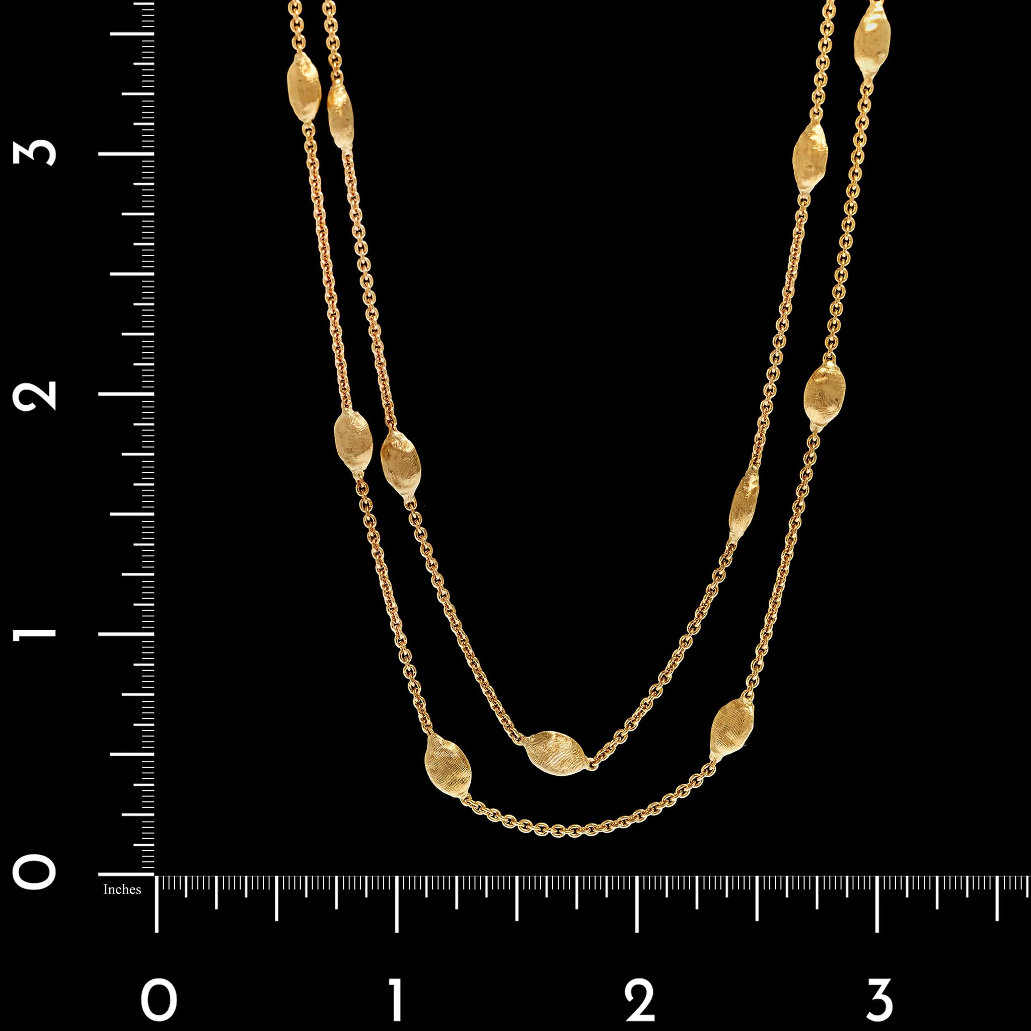 Marco Bicego 18K Yellow Gold Estate Siviglia Necklace - Image 4