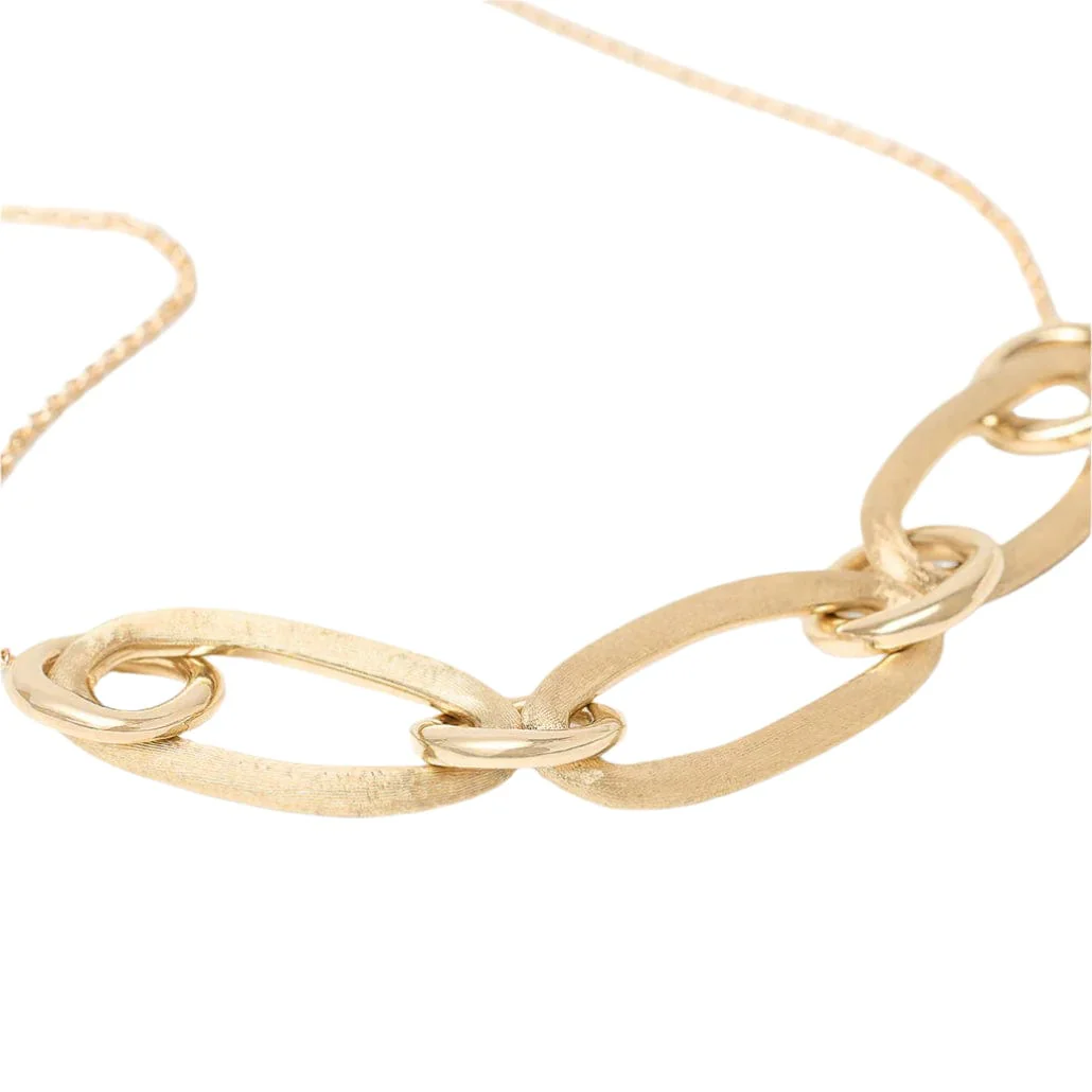 Marco Bicego 18K Yellow Gold Jaipur Link and Chain Necklace - Image 2