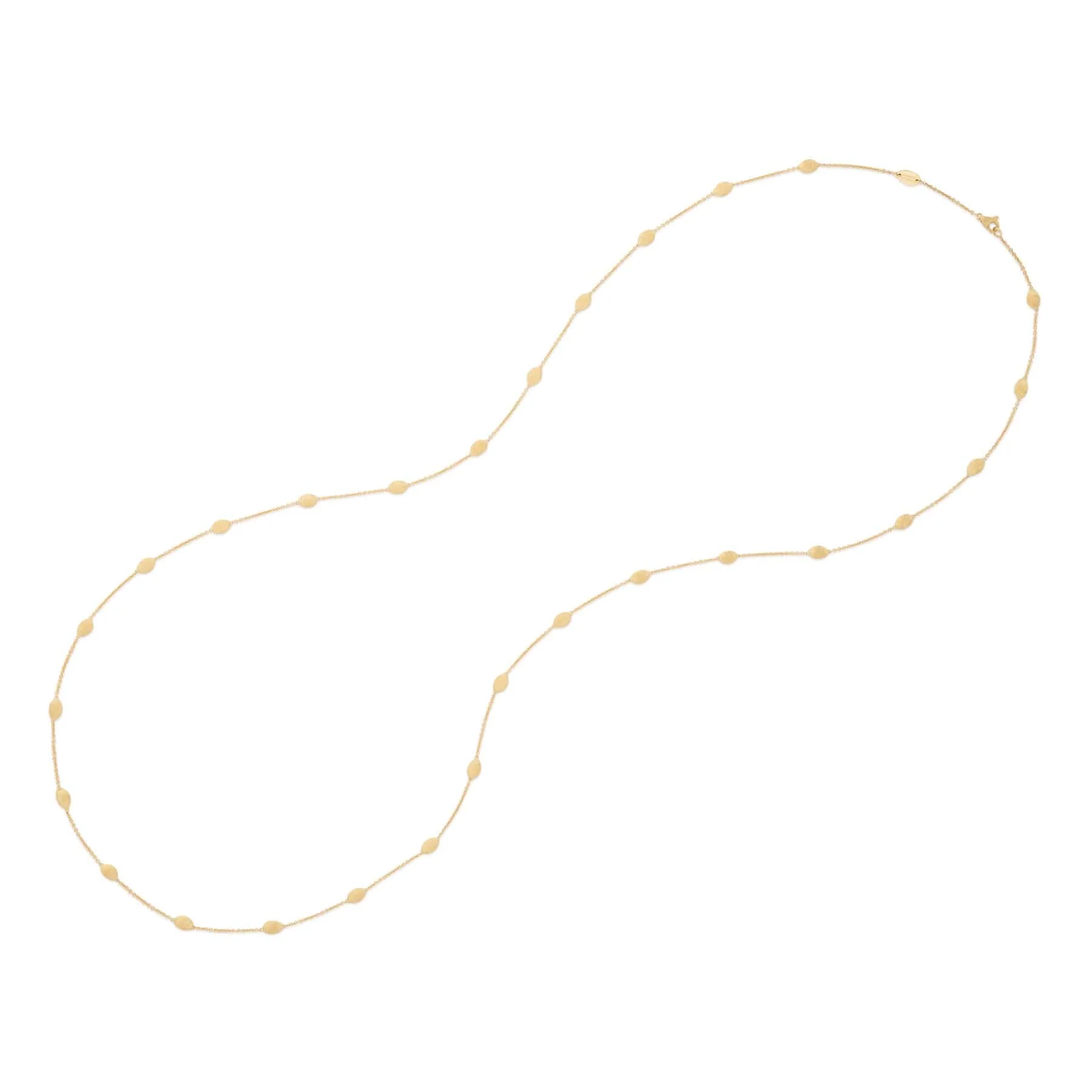 Marco Bicego 18K Yellow Gold Long Siviglia Small Bean Necklace