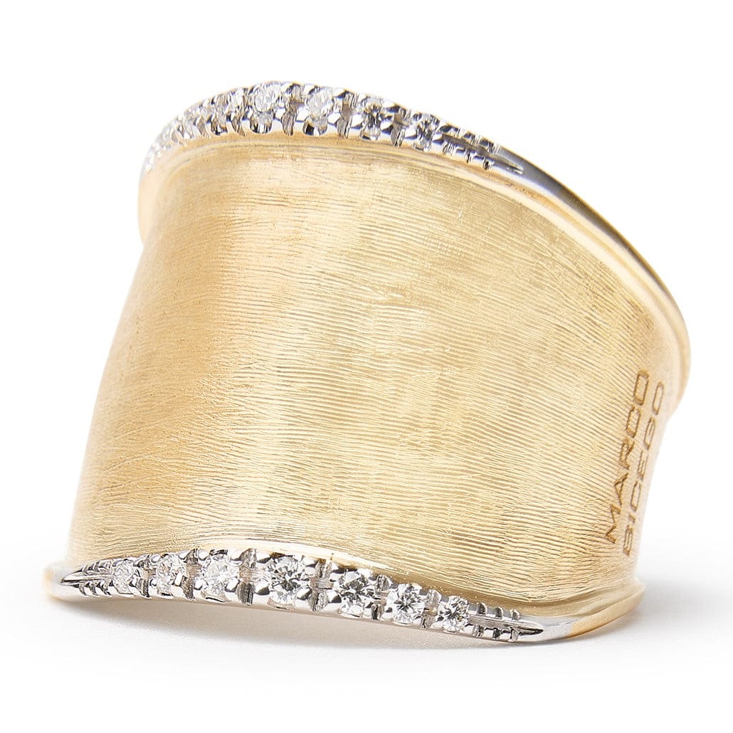 Marco Bicego 18K Yellow Gold Lunaria Diamond Ring - Image 2