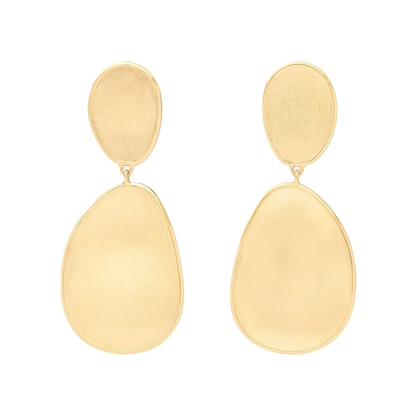 Marco Bicego 18K Yellow Gold Lunaria Double Drop Earrings