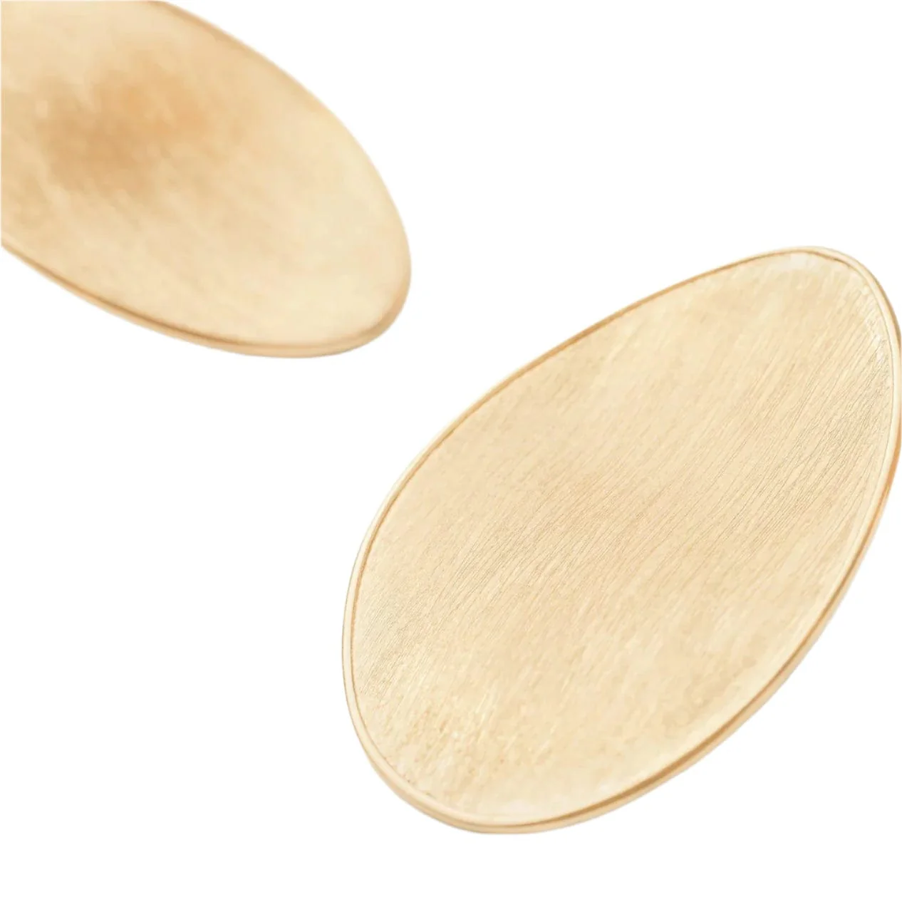 Marco Bicego 18K Yellow Gold Lunaria Large Stud Earrings - Image 2