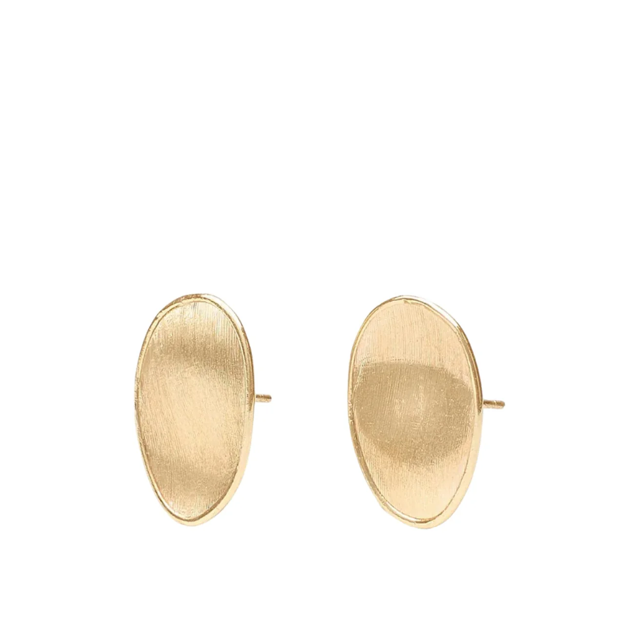 Marco Bicego 18K Yellow Gold Lunaria Stud Earrings - Image 3