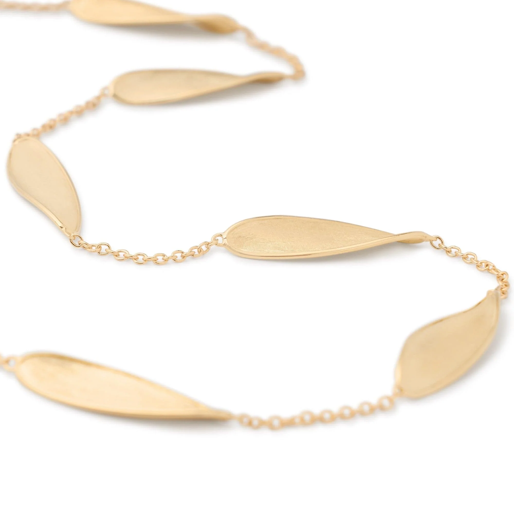 Marco Bicego 18K Yellow Gold Lunaria Twist Necklace - Image 2