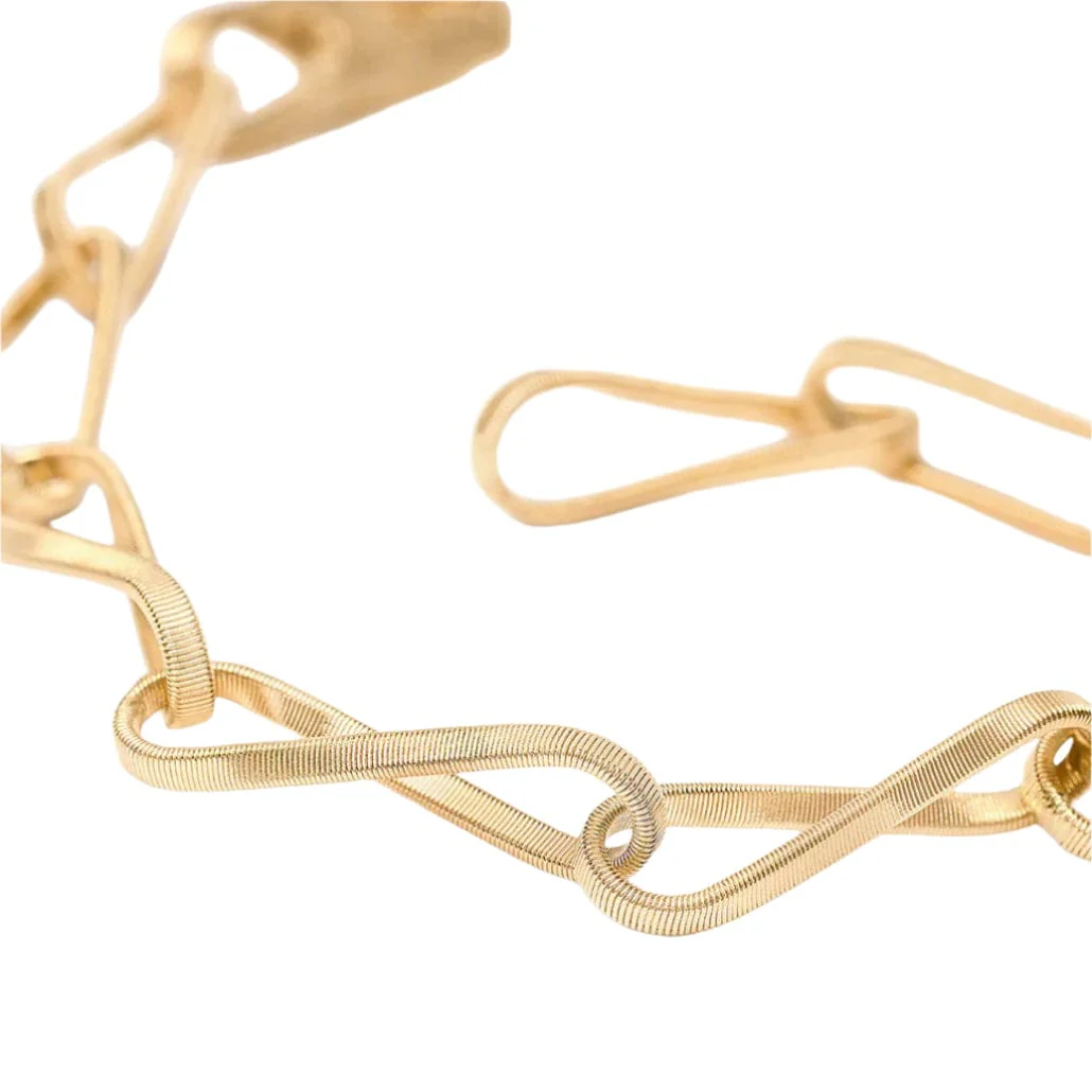Marco Bicego 18K Yellow Gold Marrakech Onde Twisted Coil Bracelet - Image 2