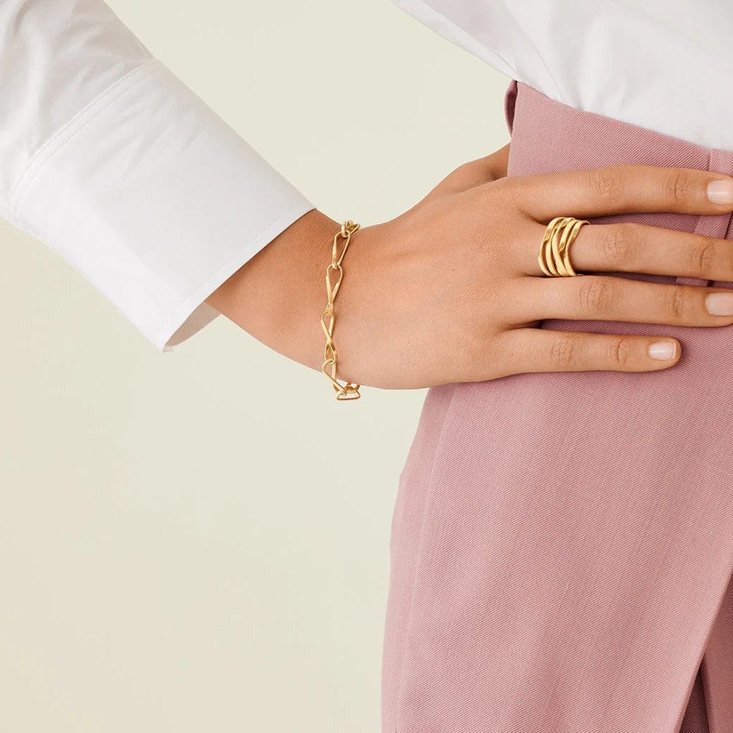 Marco Bicego 18K Yellow Gold Marrakech Onde Twisted Coil Bracelet - Image 4