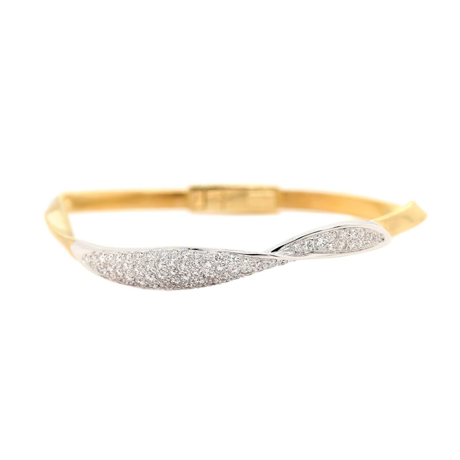 Marco Bicego 18K Yellow Gold Marrakech Pave Diamond Bracelet