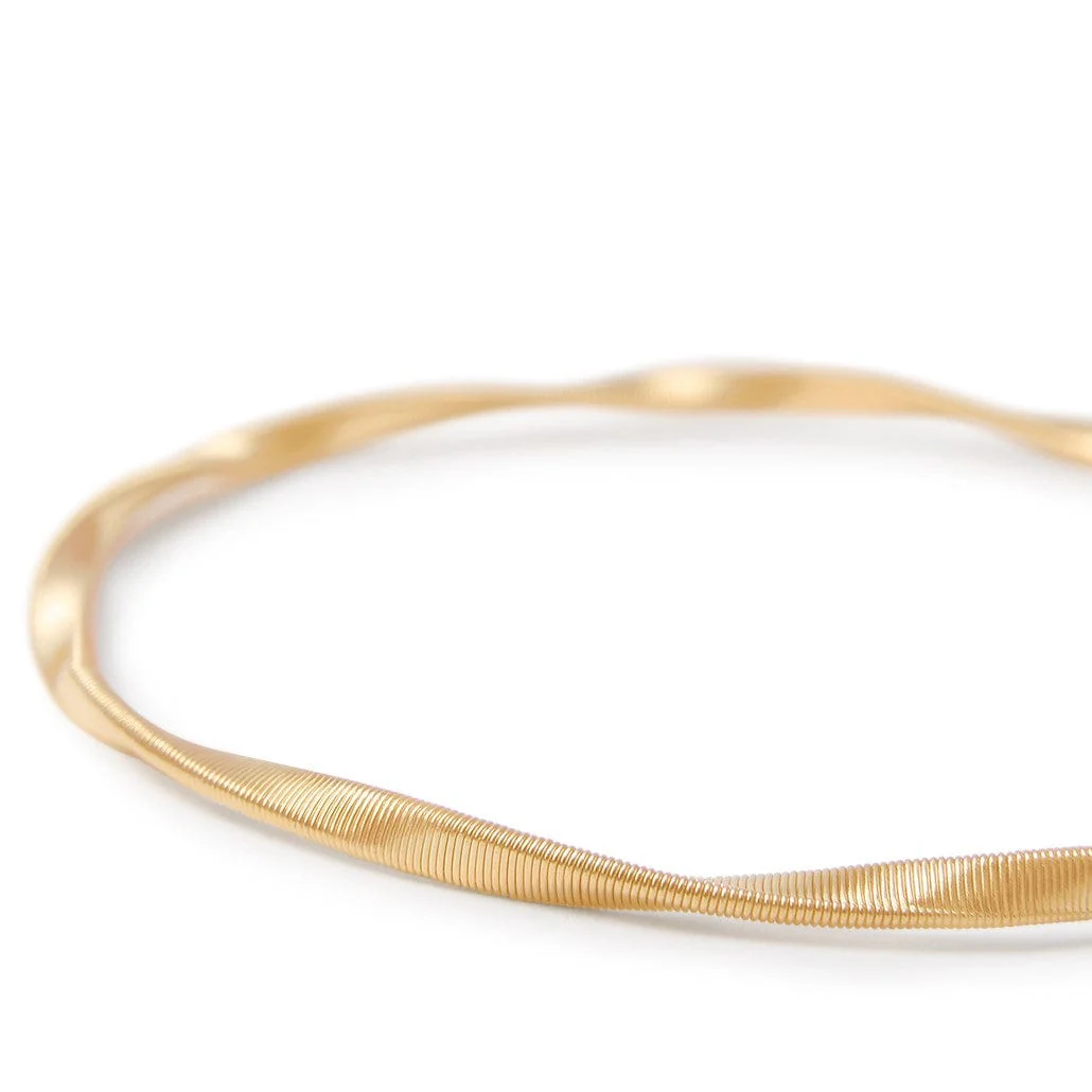 Marco Bicego 18K Yellow Gold Marrakech Twisted Coil Bracelet - Image 3