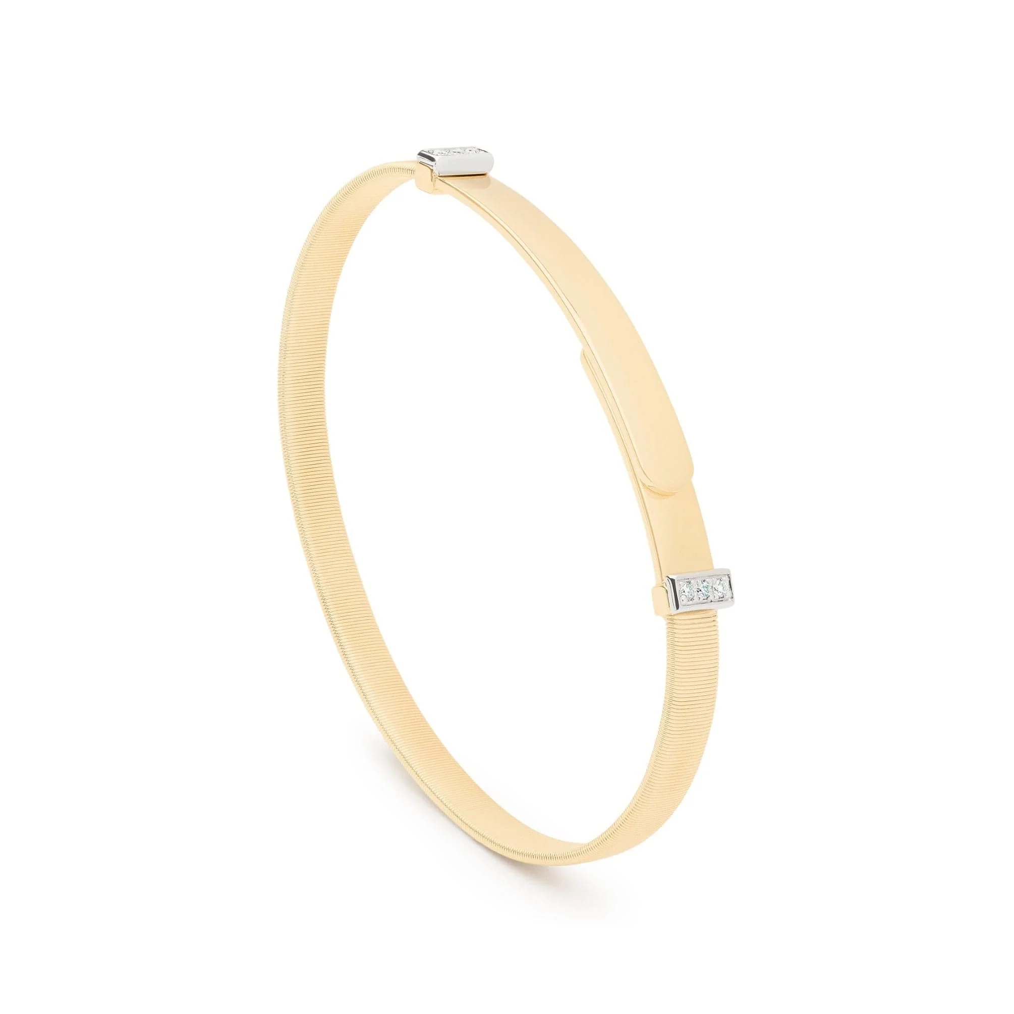 Marco Bicego 18K Yellow Gold Masai Diamond Coil Bracelet