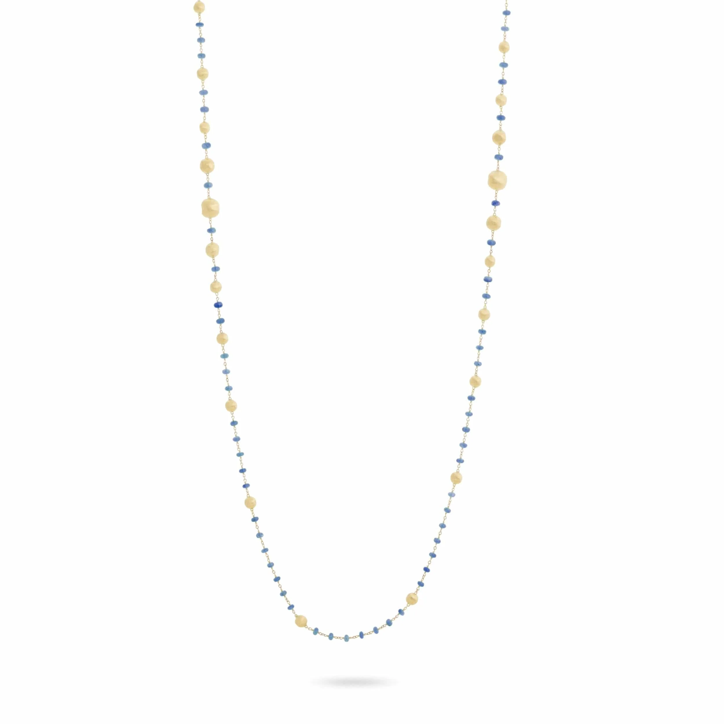 Marco Bicego Africa 18K Yellow Gold Sapphire Bead Necklace