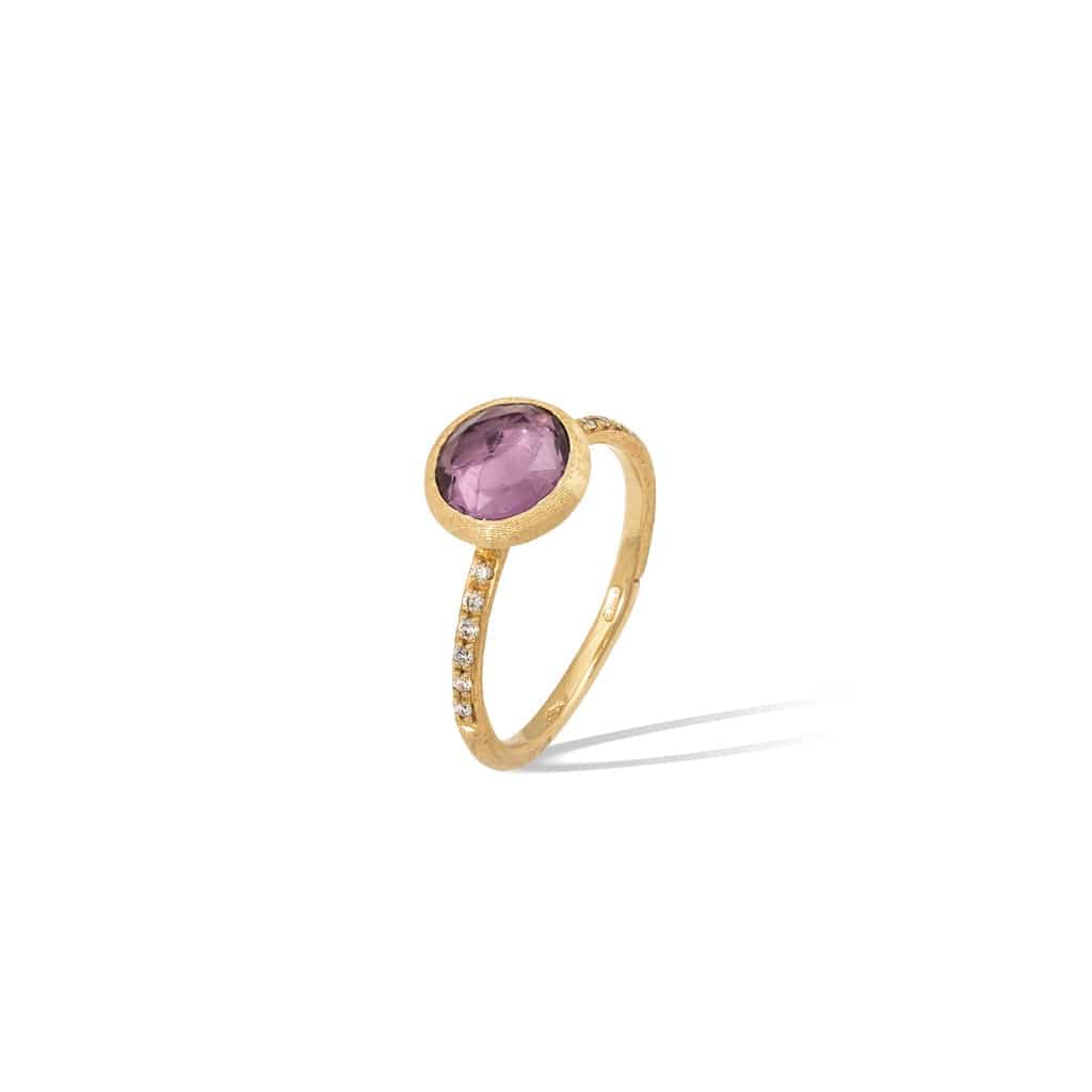 Marco Bicego Jaipur 18K Yellow Gold Amethyst Ring