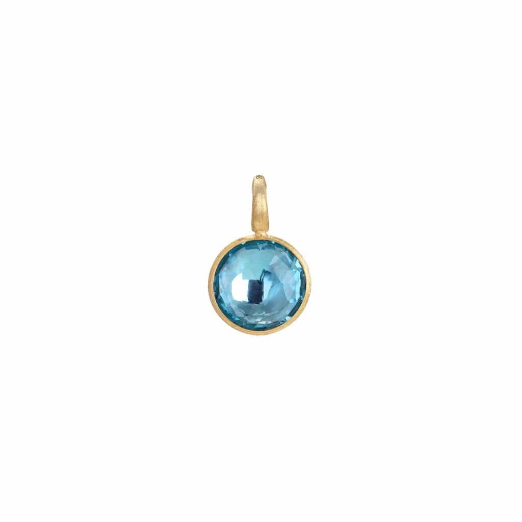 Marco Bicego Jaipur 18K Yellow Gold Blue Topaz Pendant