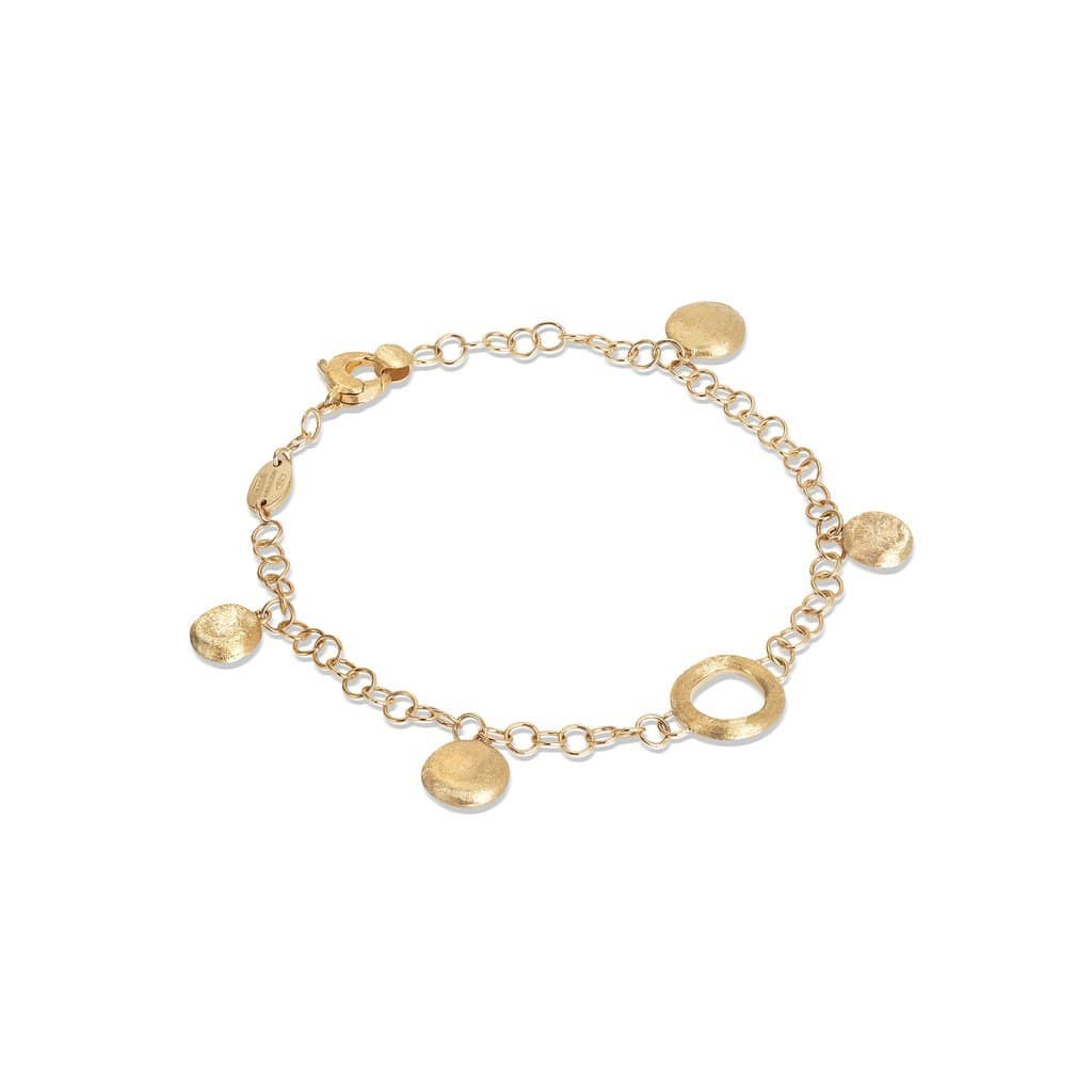 Marco Bicego Jaipur 18K Yellow Gold Disc Charm Bracelet