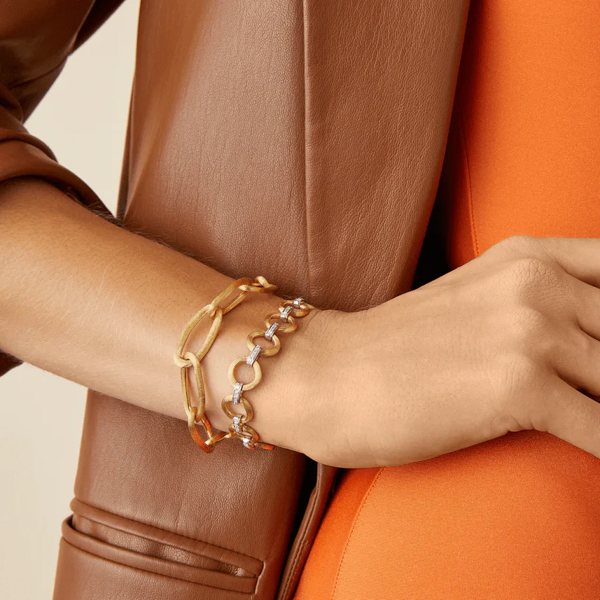 Marco Bicego Jaipur 18K Yellow Gold Link Bracelet - Image 2