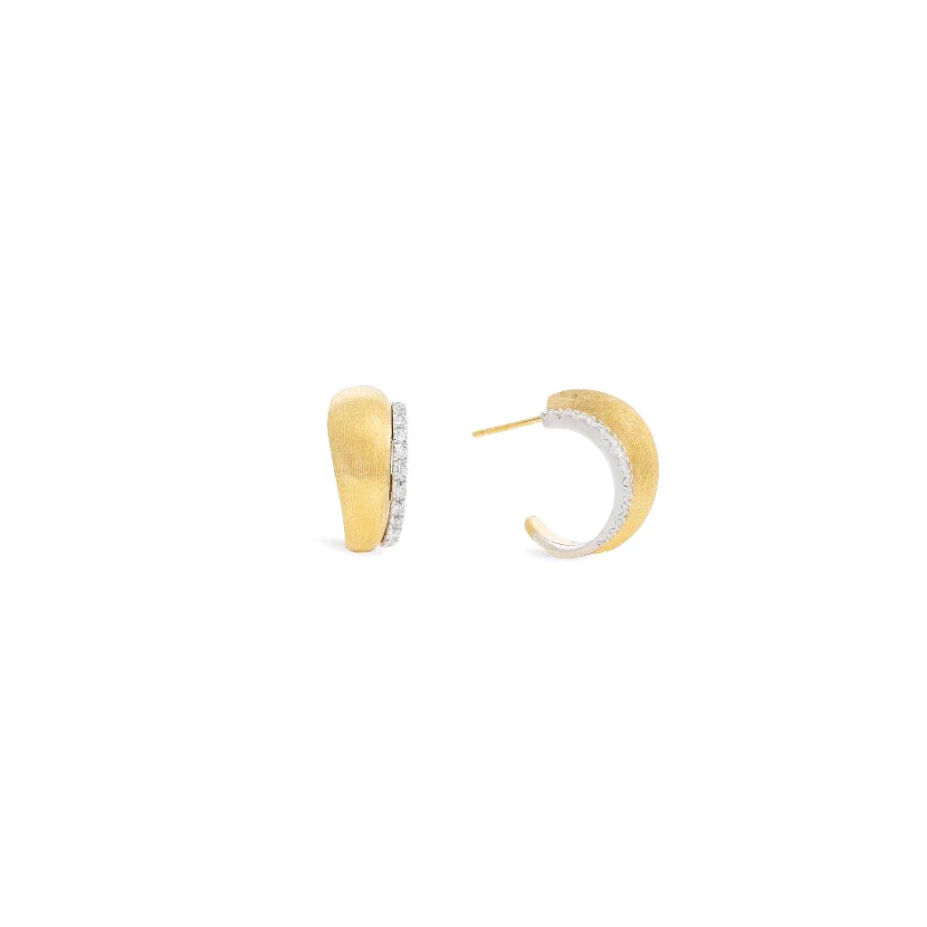 Marco Bicego Lucia 18K Yellow Gold Diamond Earrings