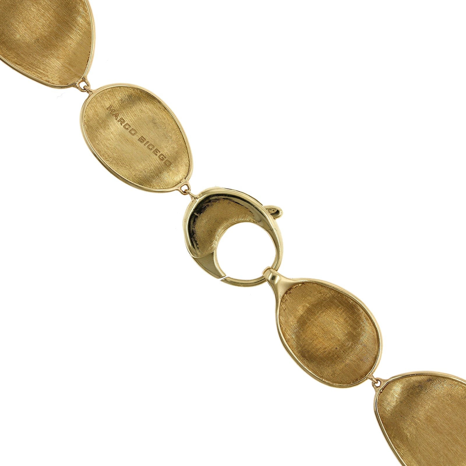 Marco Bicego Lunaria 18K Yellow Gold Aquamarine Necklace - Image 3