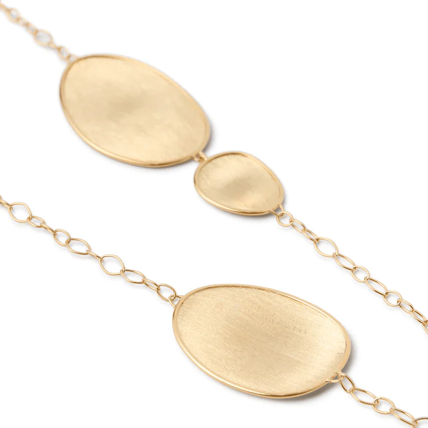 Marco Bicego Lunaria 18K Yellow Gold  Station Necklace - Image 3