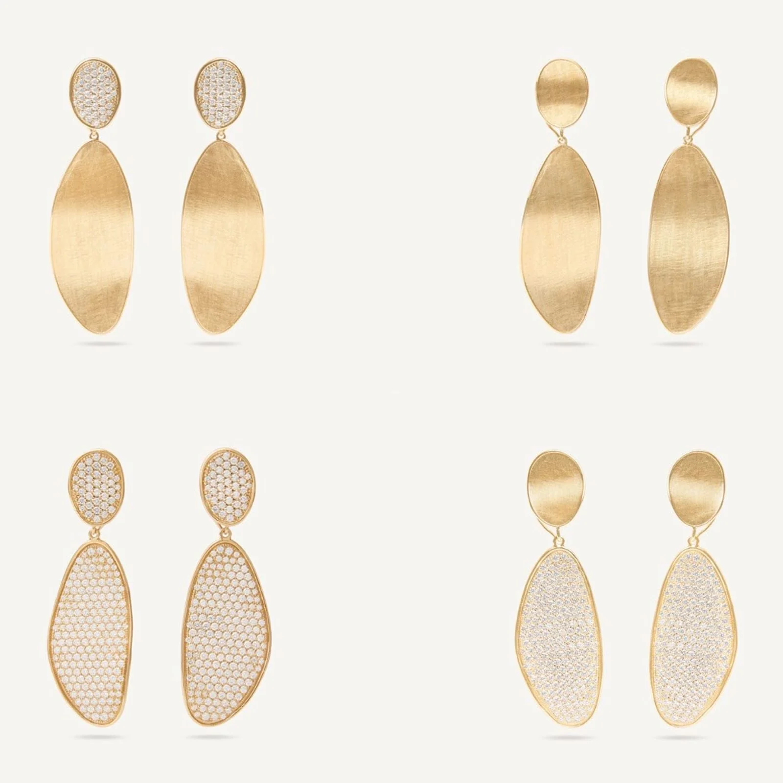 Marco Bicego Lunaria Alta Drop Earring Set - Image 5