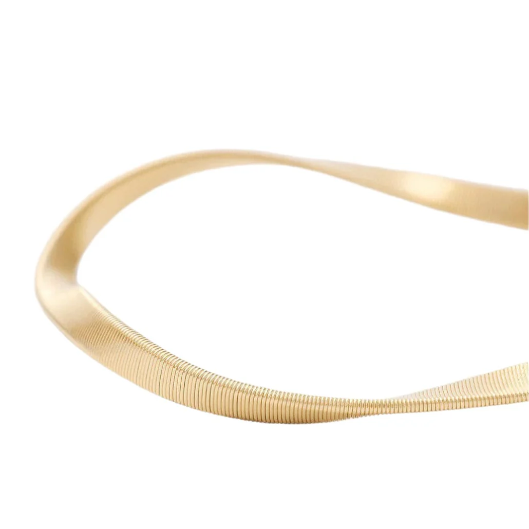 Marco Bicego Marrakech 18K Yellow Gold Wide Coil Bracelet - Image 2