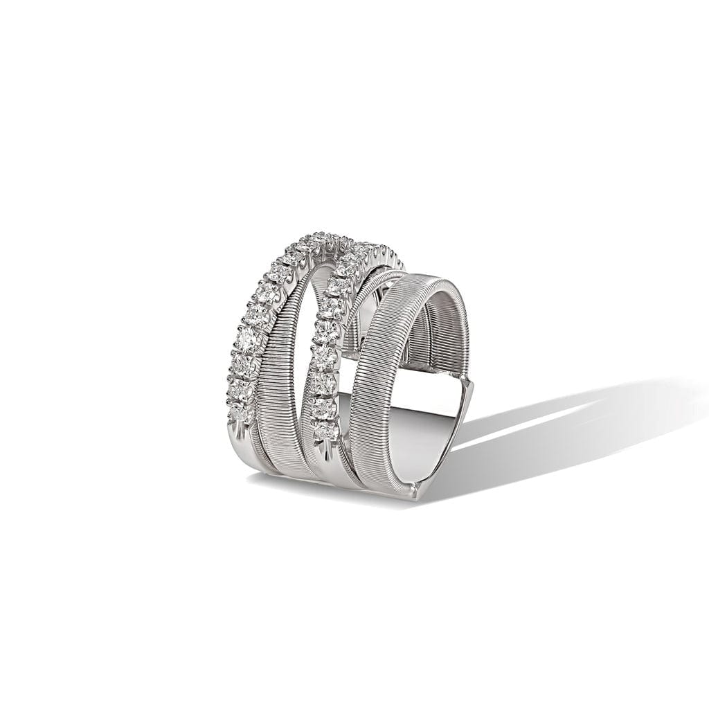 Marco Bicego Masai 18K White Gold 5 Row Diamond Ring
