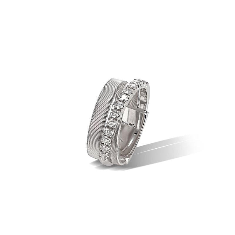 Marco Bicego Masai 18K White Gold Diamond Ring