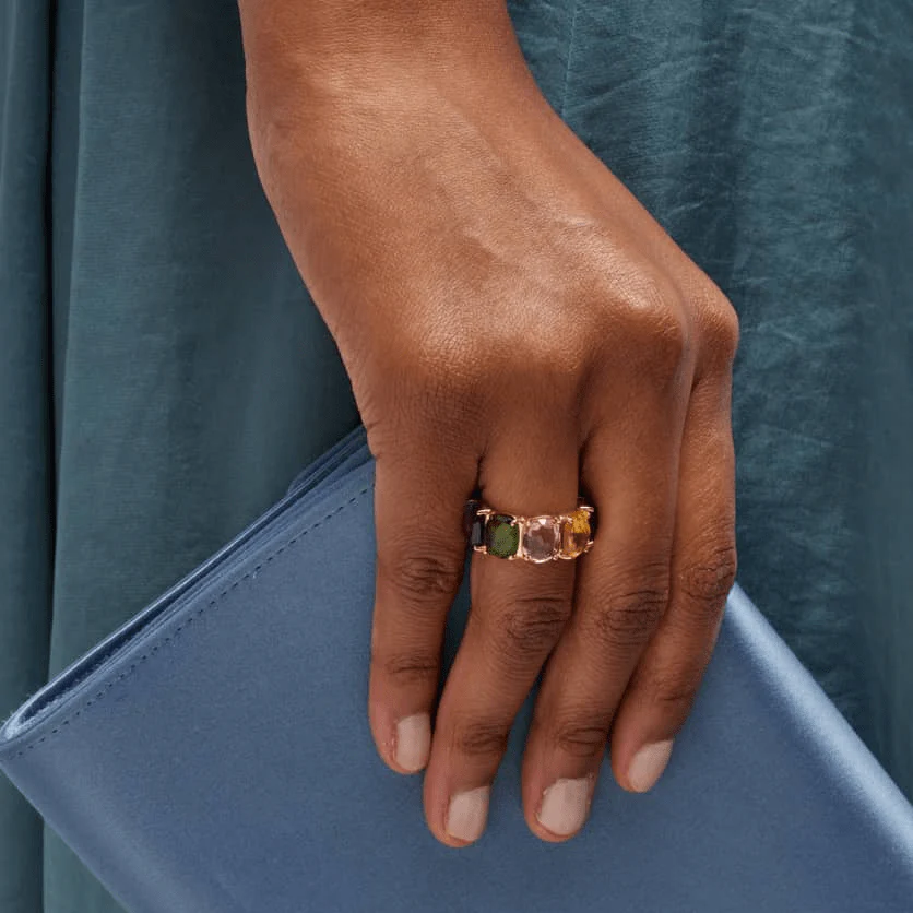 Marco Bicego Murano 18K Yellow Gold Multi Stone Ring - Image 2