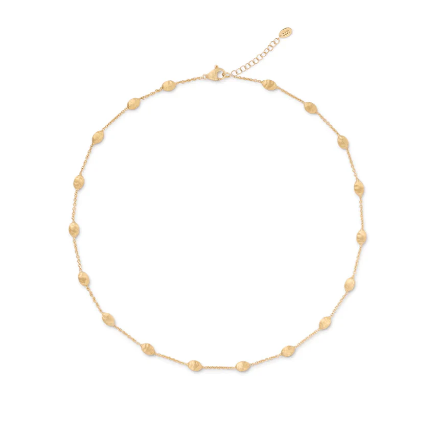 Marco Bicego Siviglia 18K Yellow Gold Bead Station Necklace - Image 3