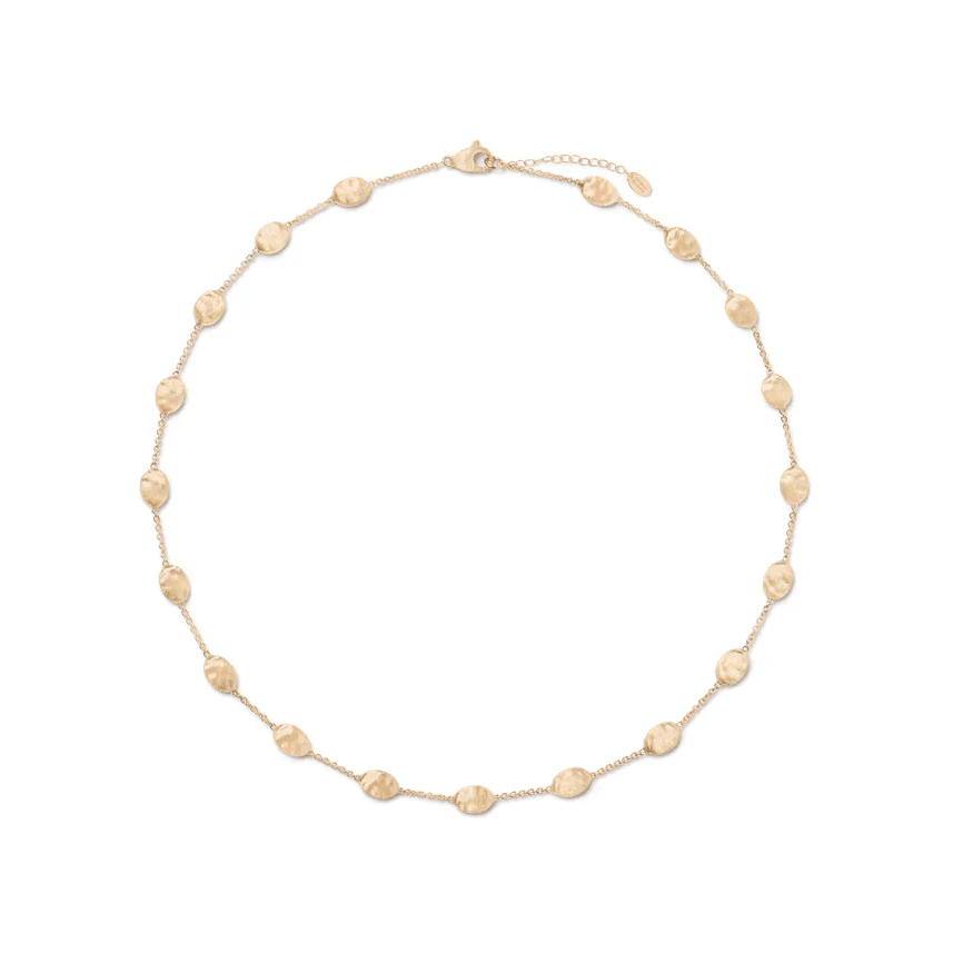 Marco Bicego Siviglia 18K Yellow Gold Bead Station Necklace - Image 3