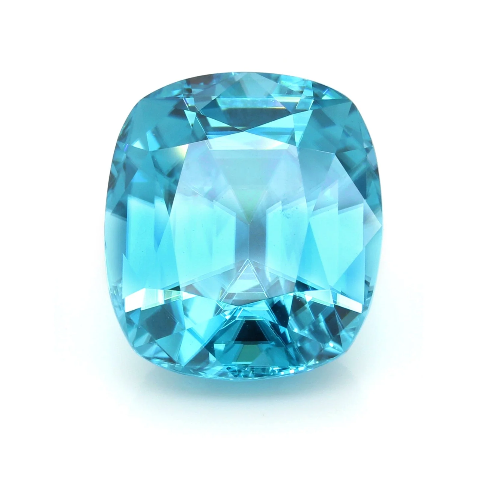Cushion Cut Blue Zircon
