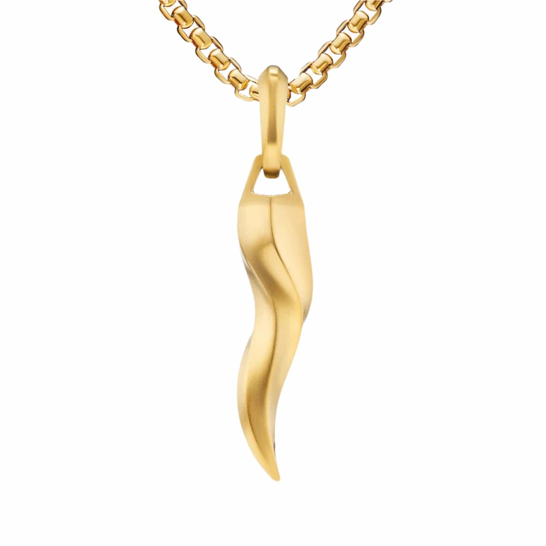 Cornicello Amulet 18K Yellow Gold, 30mm