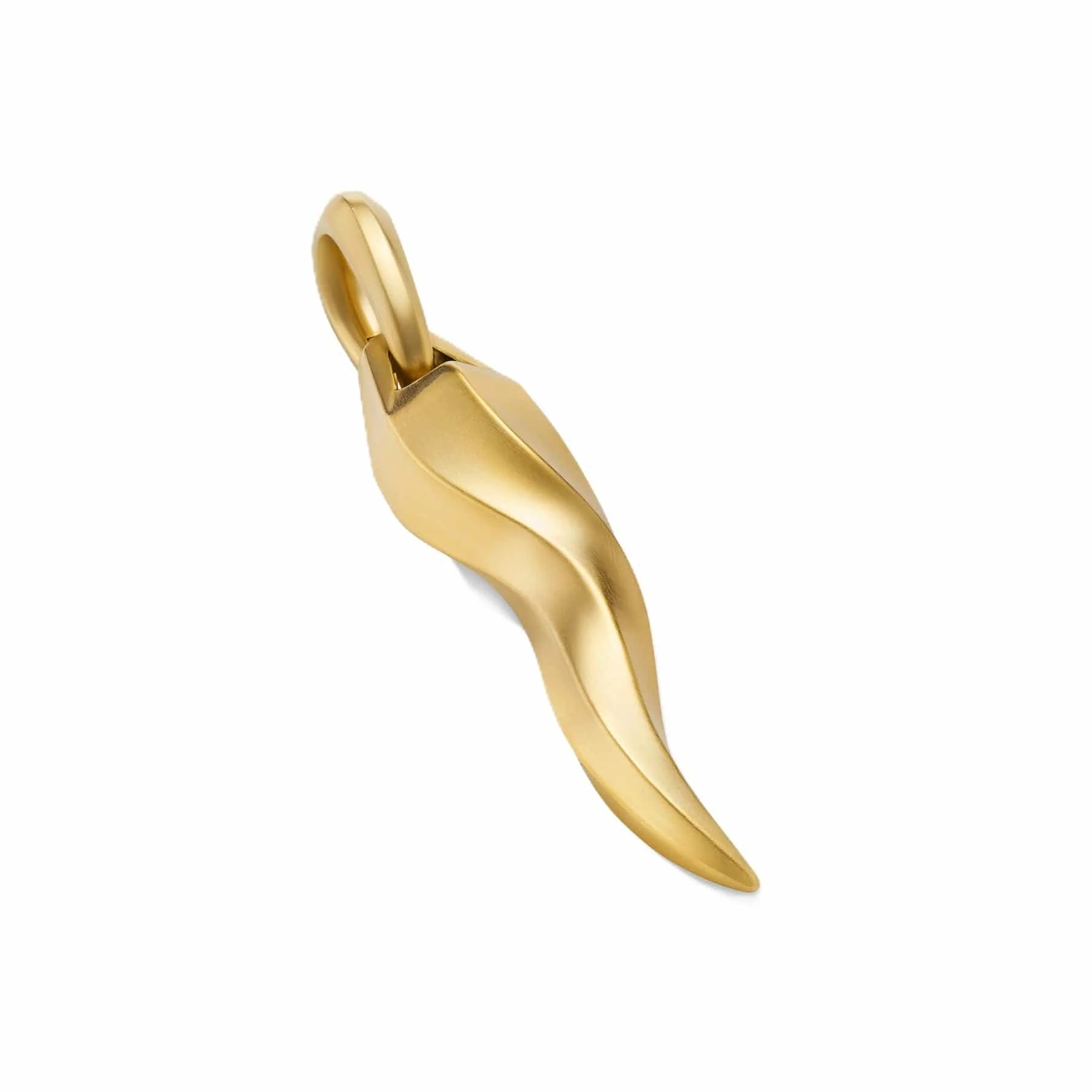 Cornicello Amulet 18K Yellow Gold, 30mm - Image 2