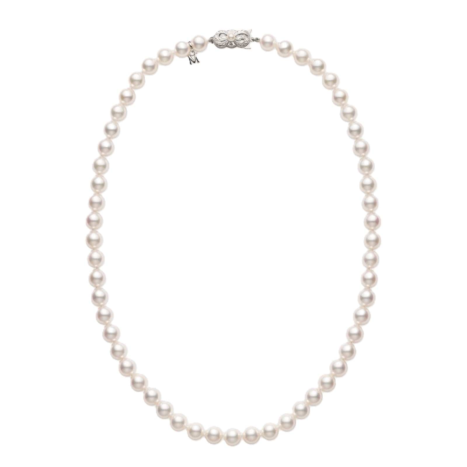 Mikimoto 18" Akoya Cultured 6.5x6mm Pearl Strand Necklace