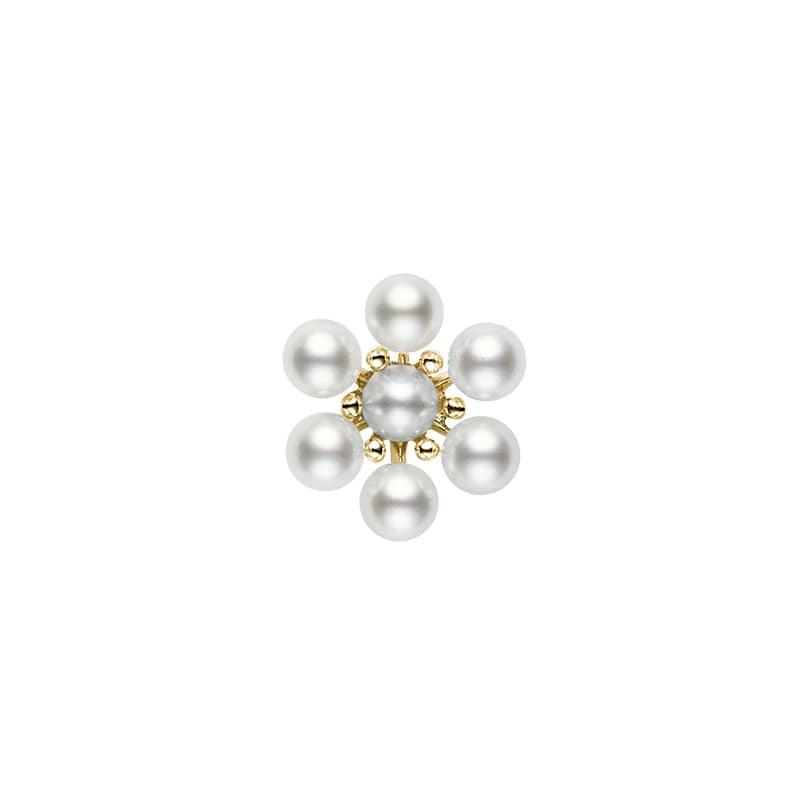 Mikimoto 18K White Gold Akoya Pearl Classic Brooch