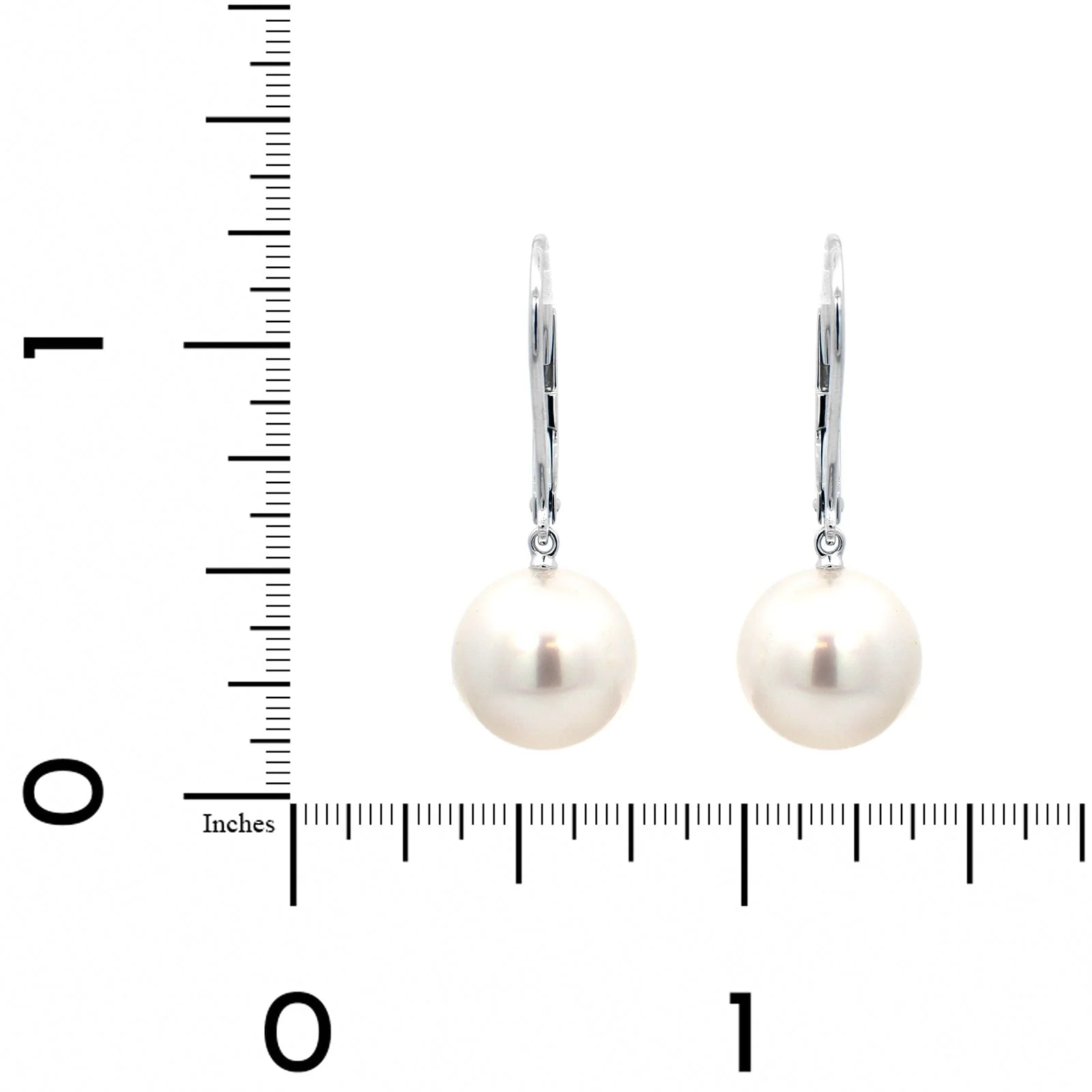 Mikimoto 18K White Gold South Sea Cultured Pearl Classic Drop Earrings - Image 2