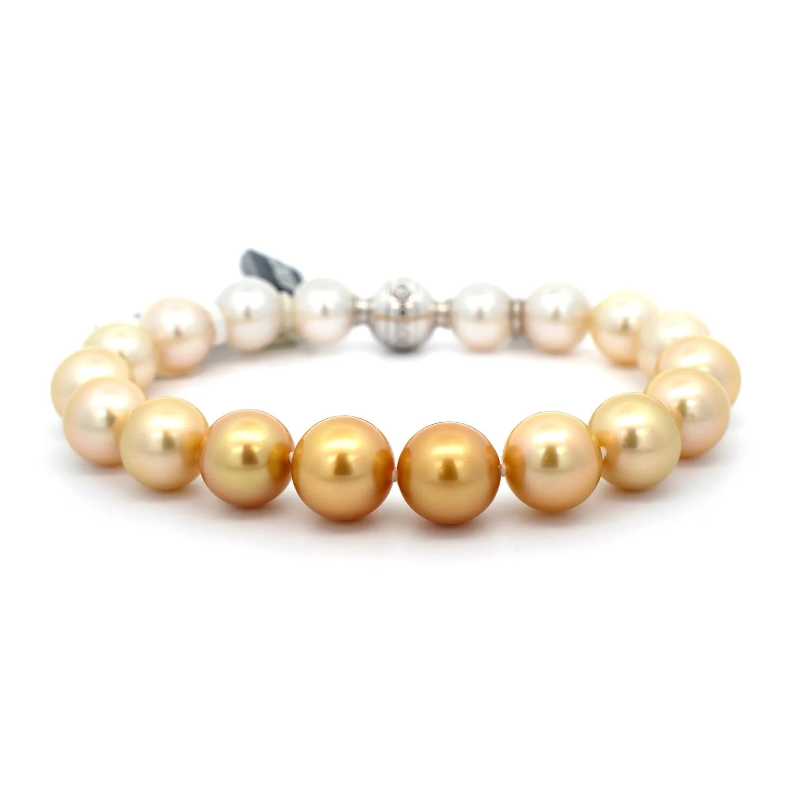 Mikimoto 18K White Gold South Sea Pearl Ombre Bracelet